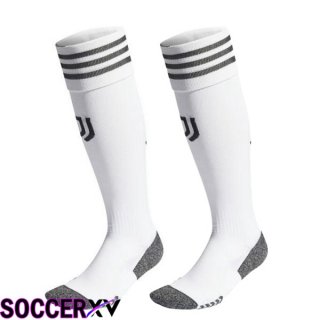 Juventus Soccer Socks Away White 2023/2024