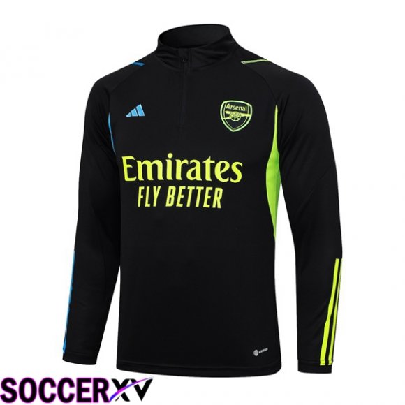 Arsenal Training Sweatshirt Black 2023/2024