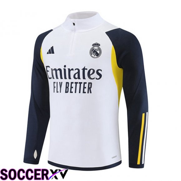 Real Madrid Training Sweatshirt White 2023/2024