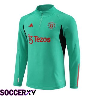 Manchester United Training Sweatshirt Green 2023/2024