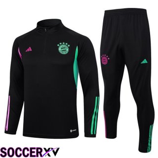 Bayern Munich Training Tracksuit Suit Black 2023/2024