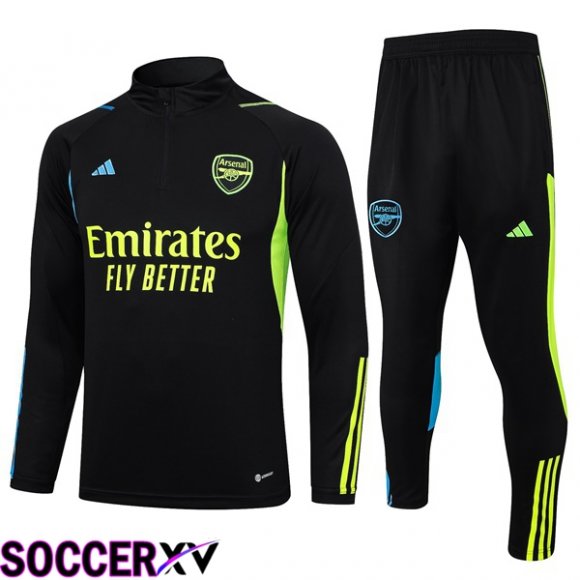 Arsenal Training Tracksuit Suit Black 2023/2024