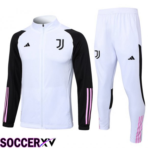 Juventus Training Jacket Suit White Black 2023/2024