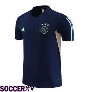 AFC Ajax Training T Shirt Royal Bluee 2023/2024