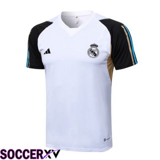 Real Madrid Training T Shirt White 2023/2024