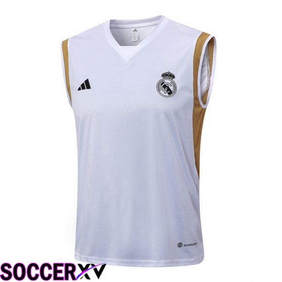 Real Madrid Soccer Vest White 2023/2024