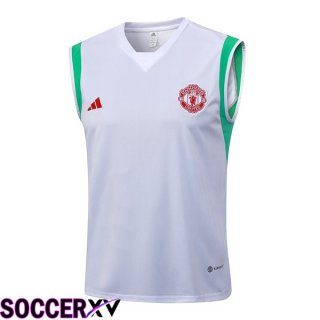 Manchester United Soccer Vest White 2023/2024