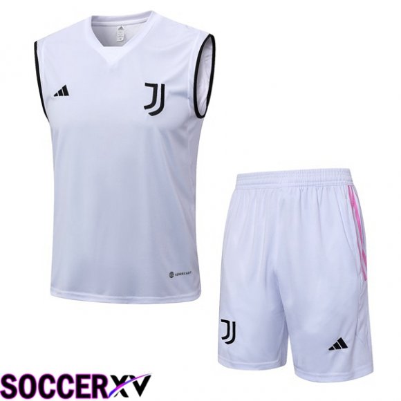 Juventus Soccer Vest + Shorts White 2023/2024