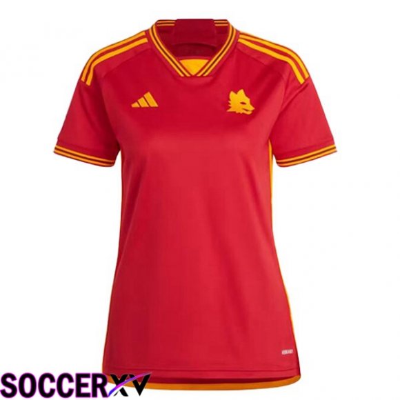 AS Roma Womens Soccer Jersey Home Red 2023/2024