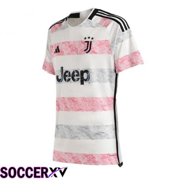 Juventus Soccer Jersey Away White 2023/2024