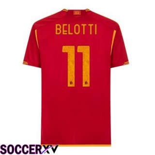 AS Roma (BELOTTI 11) Soccer Jersey Home Red 2023/2024