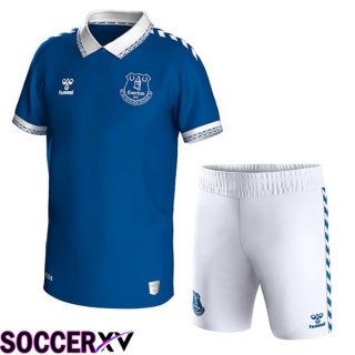 Everton Kids Soccer Jersey Home Blue 2023/2024