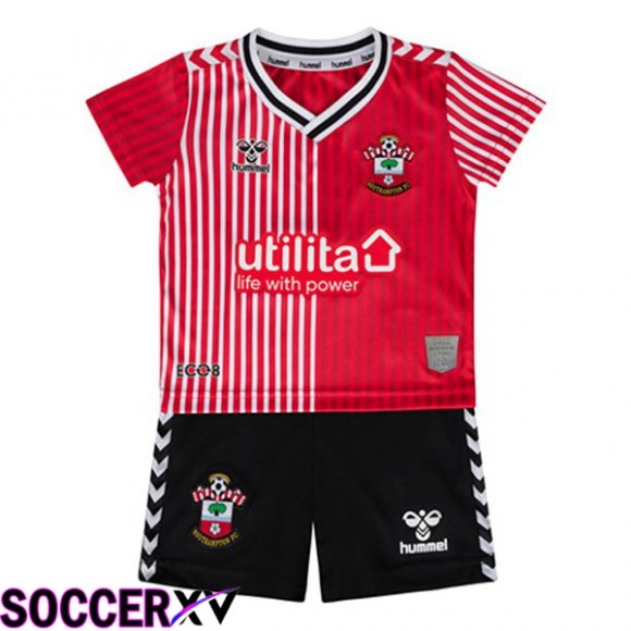 Southampton FC Kids Soccer Jersey Home Red 2023/2024