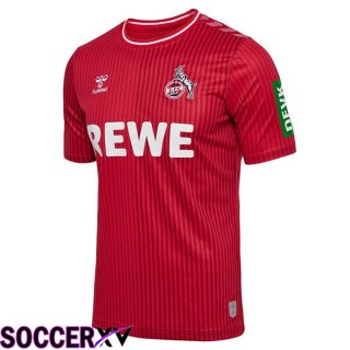 FC Koln Soccer Jersey Away Red 2023/2024