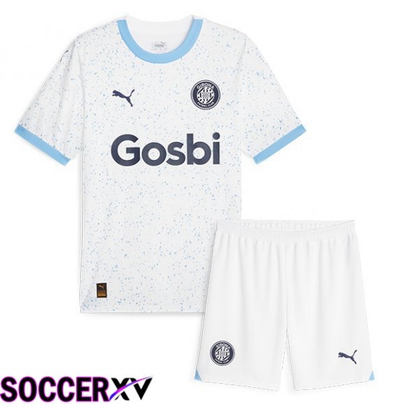 Girona Kids Soccer Jersey Away White 2023/2024