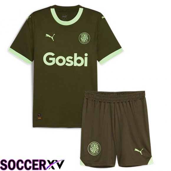 Girona Kids Soccer Jersey Third Green 2023/2024