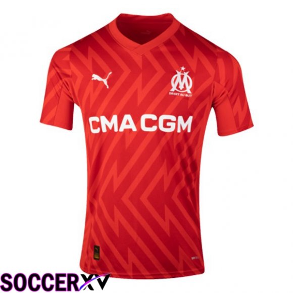 Marseille OM Soccer Jersey Goalkeeper Red 2023/2024