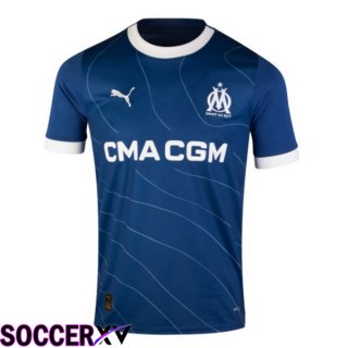 Marseille OM Soccer Jersey Away Blue 2023/2024