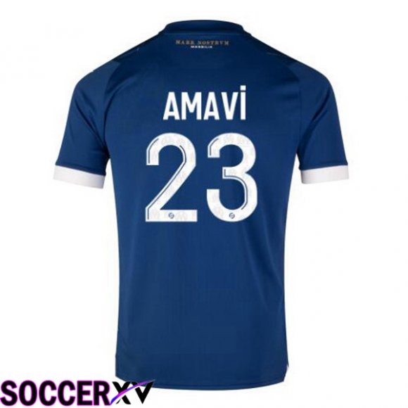 Marseille OM (AMAVI 23) Soccer Jersey Away Blue 2023/2024