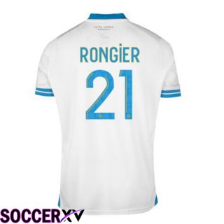 Marseille OM (RONGIER 21) Soccer Jersey Home White 2023/2024