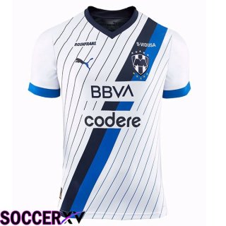 CF Monterrey Soccer Jersey Away Blue White 2023/2024