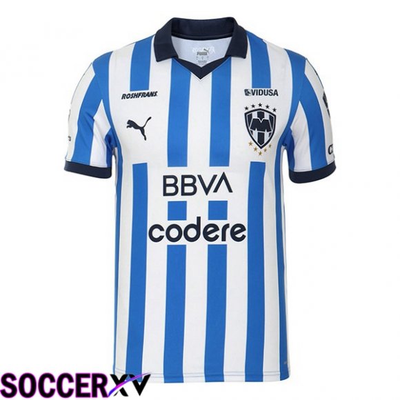 CF Monterrey Soccer Jersey Home Blue White 2023/2024