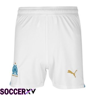 Marseille OM Soccer Shorts Home White 2023/2024