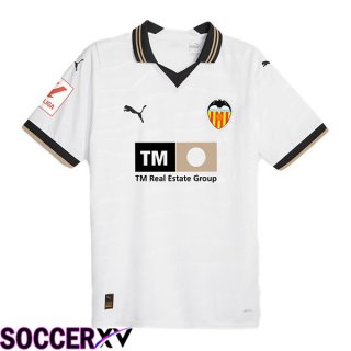 Valencia CF Soccer Jersey Home White 2023/2024