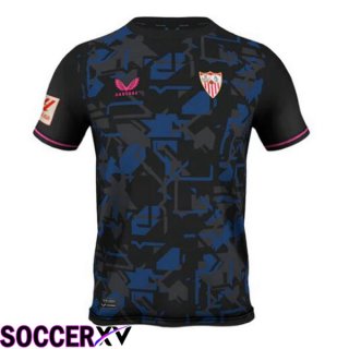 Sevilla FC Soccer Jersey Third Black 2023/2024