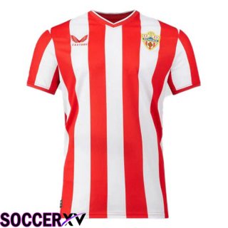 UD Almeria Soccer Jersey Home Red White 2023/2024