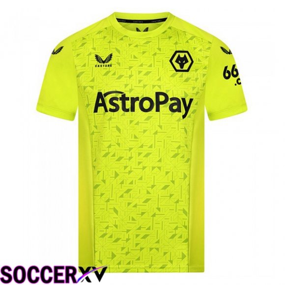 Wolves Soccer Jersey Goalkeeper Yellow 2023/2024