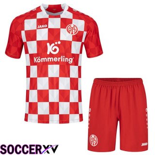 FSV Mainz 05 Kids Soccer Jersey Home Red 2023/2024