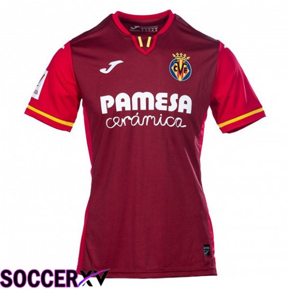 Villarreal Soccer Jersey Away Red 2023/2024