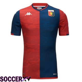 Genoa CFC Soccer Jersey Home Red Blue 2023/2024