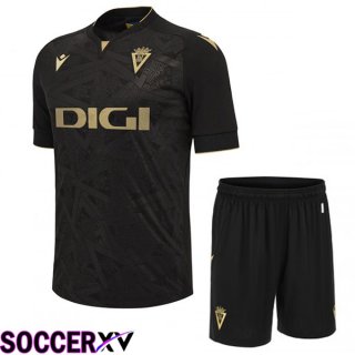 Cadiz CF Kids Soccer Jersey Away Black 2023/2024