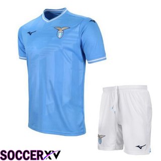 SS Lazio Kids Soccer Jersey Home Blue 2023/2024