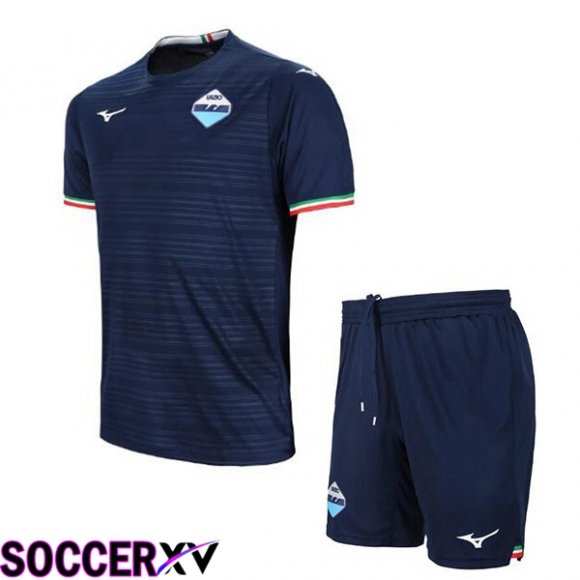 SS Lazio Kids Soccer Jersey Away Blue 2023/2024