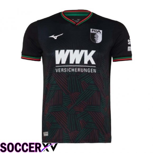 FC Augsburg Soccer Jersey Third Black 2023/2024