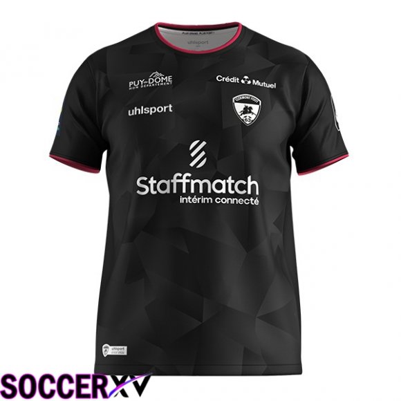 Clermont Foot 63 Soccer Jersey Third Black 2023/2024