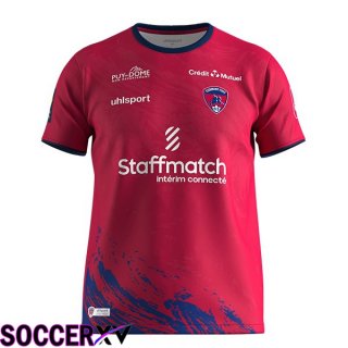 Clermont Foot 63 Soccer Jersey Home Red 2023/2024