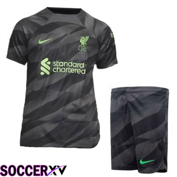 FC Liverpool Kids Soccer Jersey Goalkeeper Black 2023/2024