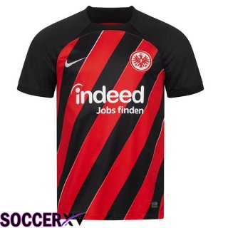 Eintracht Frankfurt Soccer Jersey Home Black Red 2023/2024