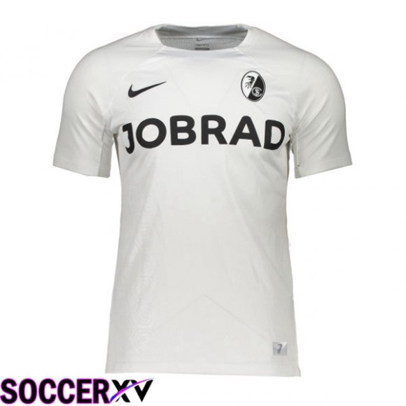 SC Fribourg Soccer Jersey Third White 2023/2024