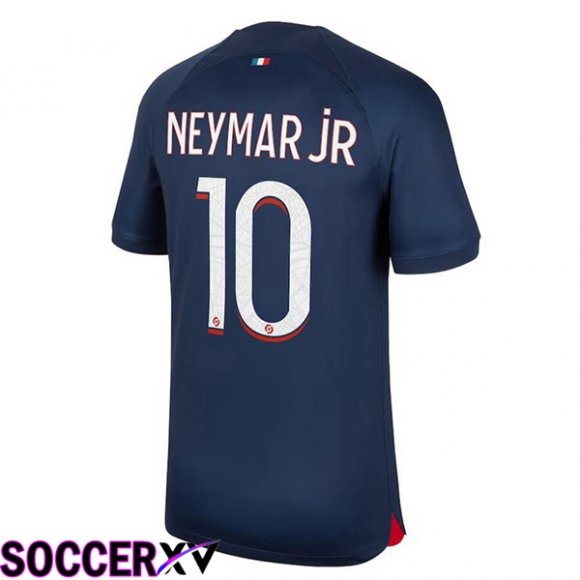 Paris PSG (Neymar Jr 10) Soccer Jersey Home Royal Bluee 2023/2024