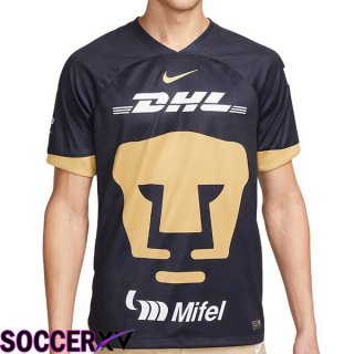 Pumas UNAM Soccer Jersey Away Black 2023/2024