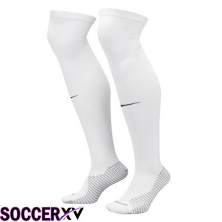 Paris PSG Soccer Socks Away White 2023/2024