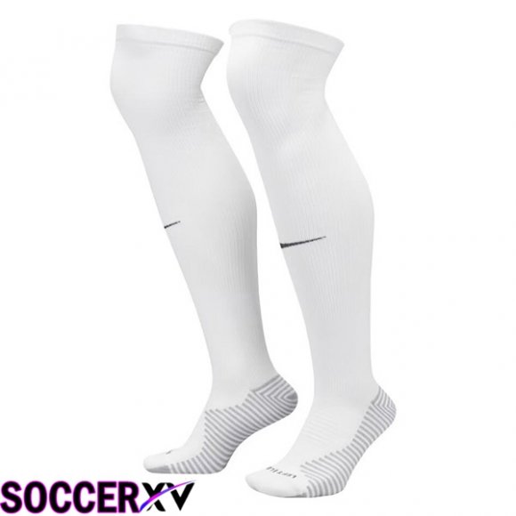 Paris PSG Soccer Socks Away White 2023/2024