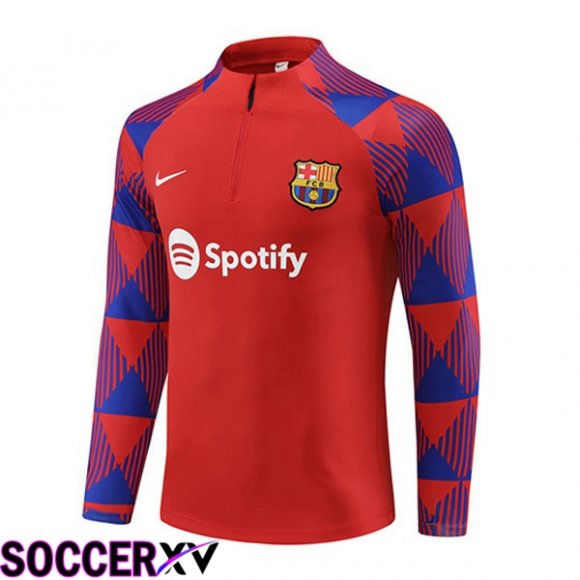 FC Barcelona Training Sweatshirt Red 2023/2024