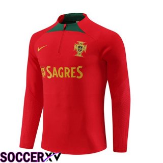 Portugal Training Sweatshirt Red 2023/2024