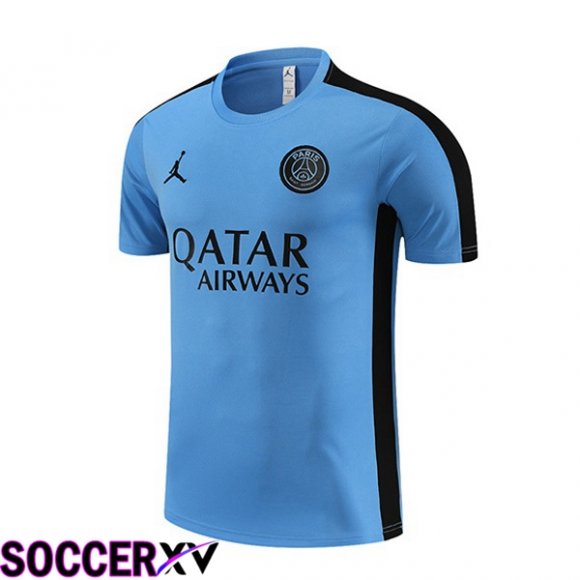 Paris PSG Training T Shirt Blue 2023/2024